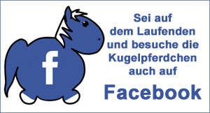 Kugelpferdchen ist auch auf Facebook